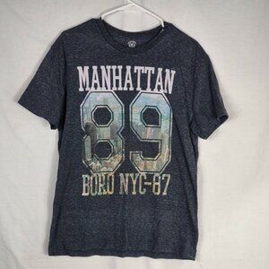 Roebuck & Co Shirt Adult Large Gray Graphic 89 Manhattan BORO NYC-87